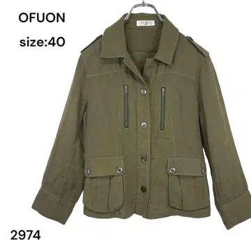 오후온 OFUON 자켓 셔츠 아우터 긴팔 40 멋짐