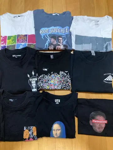 T셔츠 8벌 세트