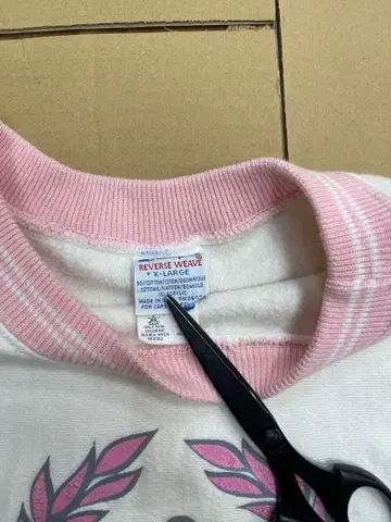 고배색 90s USA제 champion 리버스 위브 XL 맨투맨