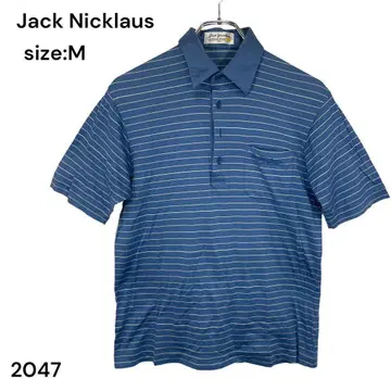 Jack Nicklaus 피케 셔츠 반팔 M 보더 상의
