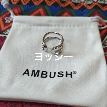 AMBUSH 오픈 반지
