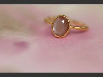 Juvelia 초콜릿 스톤 반지