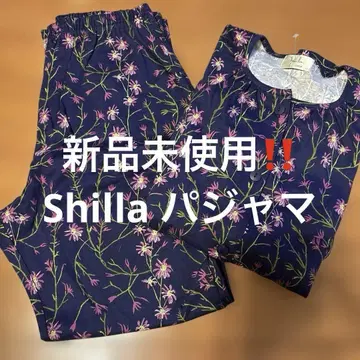 미사용 새상품 Shilla 파자마 꽃무늬 M
