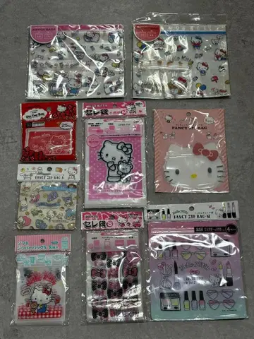 헬로키티 지퍼백 묶음 판매