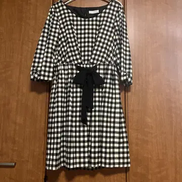 페루 원피스 깅엄 체크