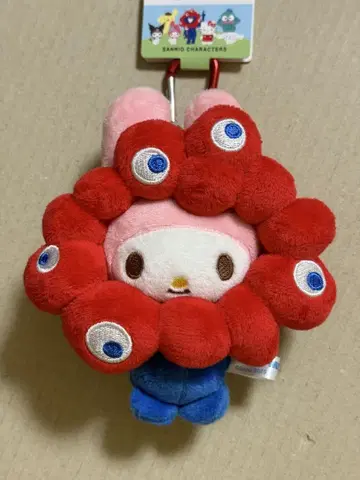마이멜로디 산리오 미야쿠미야쿠 변신 봉제 인형 BC 오사카 만박 카라비너