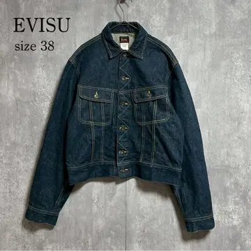 EVISU 에비수 STYLECRAFT YAMANE 데님 자켓 블랙 택