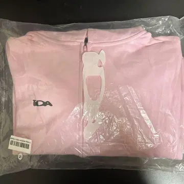 iDA 스몰 로고 후디 핑크 S 사이즈