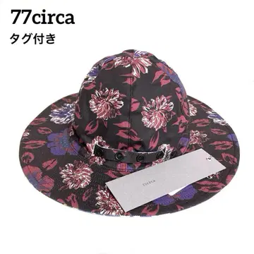 [ 택 포함 ] 77circa 리버서블 햇 꽃 일본제