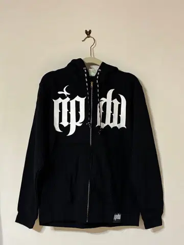 ripdw 블랙 집업 후드티