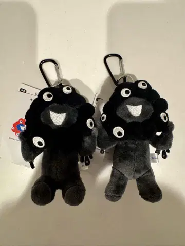블랙 미야쿠미야쿠 키링 카라비너 포함 2체 세트 미사용 새상품