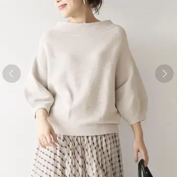 [ 새상품 ] Spick&Span 스트레치 울 볼륨 슬리브 풀오버