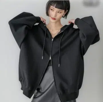 LOWRYS FARM BIGZIP 후디 블랙
