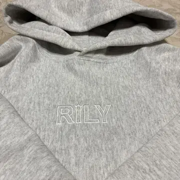 이마이치 류지 RILY 그레이 후드티 후드 부착