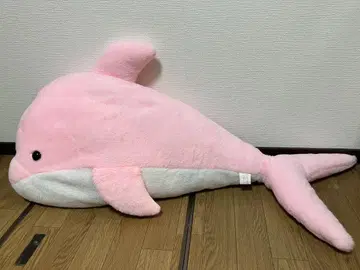 빅 핑크 돌고래형 봉제 인형