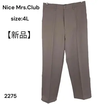 [ 새상품 ] Nice Mrs.Club 캐주얼 로즈 팬츠 4L 빅