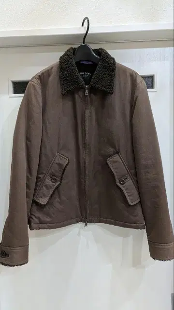 새상품급 Paul Smith Collection 보아 자켓 브라운 M