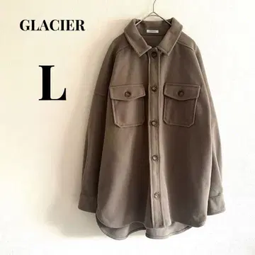 [ GLACIER ] 자켓 아우터 포켓 부착 브라운 계열 L 가을/겨울