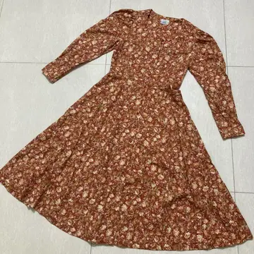 LAURA ASHLEY 로라 애슐리 원피스 빨간색 계열 꽃무늬 11호
