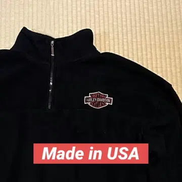 Harley-Davidson USA 하프 지퍼 플리스 XXL