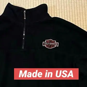 Harley-Davidson USA제 하프 지퍼 플리스