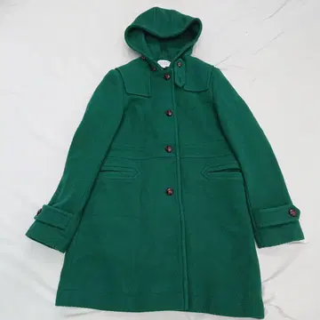 TRENCH&COAT 울 컬러 후드 부착 코트 36