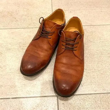 PADRONE 더비 플레인 토 슈즈