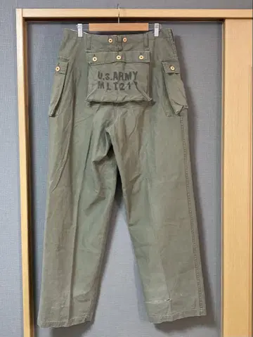 TONGS 밀리터리 몽키 팬츠 와이드 복각 U.S. ARMY