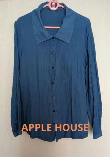 APPLE HOUSE 트위드 셔츠 루리(네이비) FREESIZE