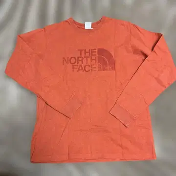 THE NORTH FACE 오렌지 로고T셔츠 L사이즈