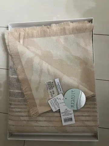 CARVEN 캐시미어 100% 대형 스톨 숄