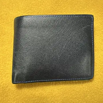 카미유 포르네 접이식 지갑 파랑 안쪽 카드 슬롯 다수