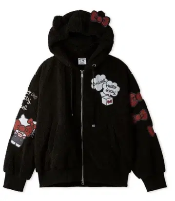 스나이델 헬로키티 퍼지 프리미엄 후드티 Hello Kitty