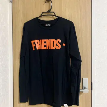 VLONE FRIENDS 긴팔 티셔츠 블랙