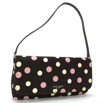 59 kate spade 케이트 스페이드 캔버스 가죽 도트 핸드백