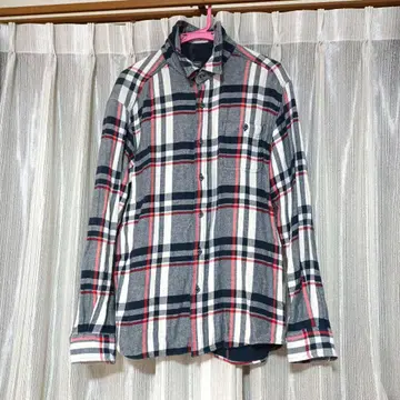 체크 무늬 긴팔 셔츠 여성용