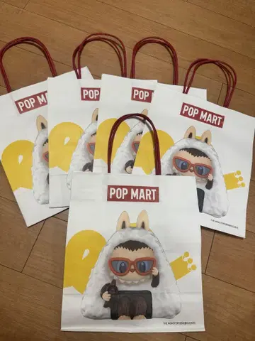 POP MART 러브브 샵 봉투 팝마트 러브브 오니기리 새상품