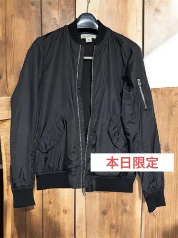 [ 새상품급 ] 봄버 자켓 블랙 블루종 아우터 H&M
