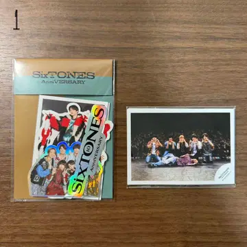 SixTONES 스트 기념 스티커 미니 사진 세트 1