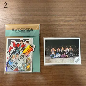 SixTONES 창립 기념 스티커 미니 사진 세트 2