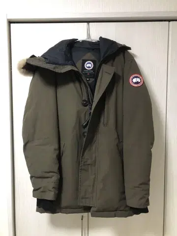 CANADA GOOSE 올리브색 재스퍼 다운 자켓