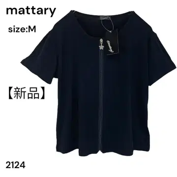 [새상품] mattary 셔츠 상의 반팔 M 블랙 멋짐