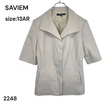 SAVIEM 사비엠 자켓 아우터 겉옷 반팔 13AR