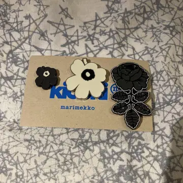 marimekko 꽃 핀 배지 우니코 마리메코 마리 루스 비키 루스