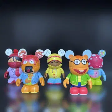 디즈니 바이널메이션 피규어 6개 세트
