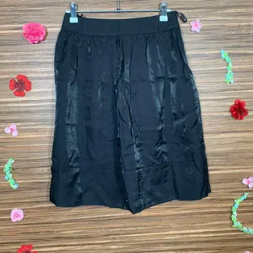 INED 이네드 스커트 9호 M 사이즈 상당 블랙 레이온