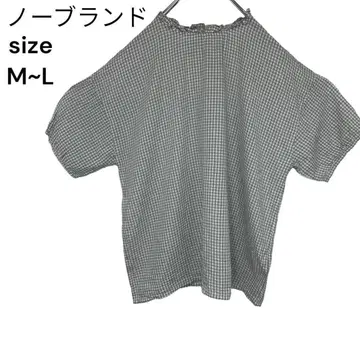 노브랜드 셔츠 상의 체크 M ~ L 멋스러운 얇은 소재