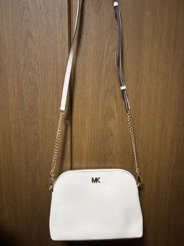 MK 화이트 미니 숄더백