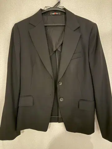 VIVI Fleurs 블랙 취업 정장 블레이저 3세트