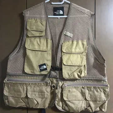 THE NORTH FACE 낚시용 조끼 베이지